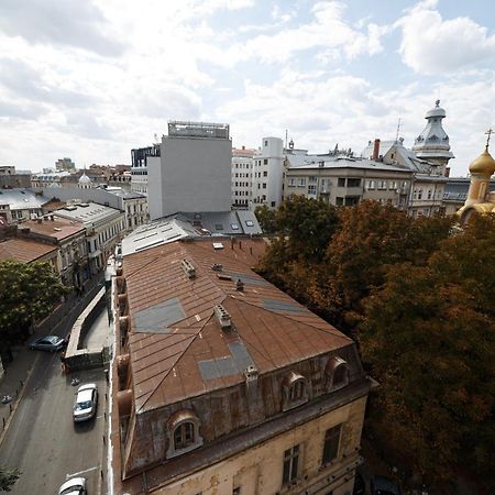 Rooftop Apartment Street Doamnei Boekarest Buitenkant foto